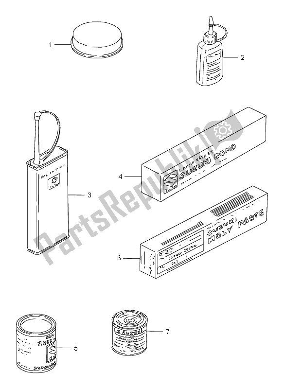 All parts for the Optional of the Suzuki VZ 800 Marauder 2003