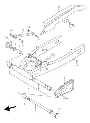 bras oscillant arrière