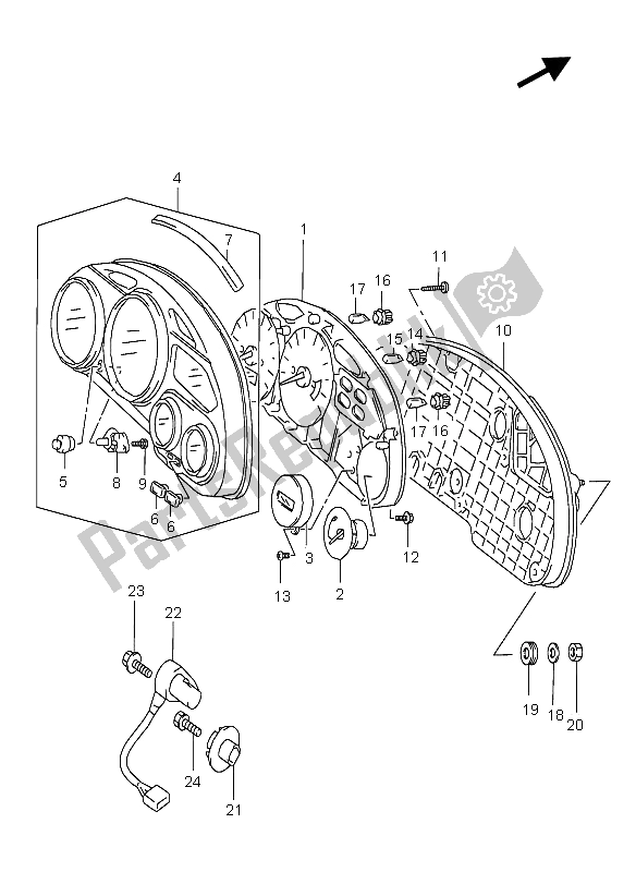 Wszystkie części do Pr? Dko? Ciomierz Suzuki GSX 600F 2004