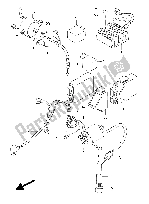 Todas las partes para Eléctrico de Suzuki LS 650 Savage 1999