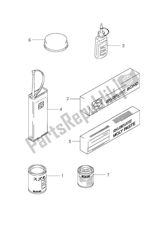 Toutes les pièces pour le Optionnel du Suzuki GN 125E 1998