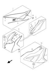 couvercle du réservoir de carburant (gsx-r600 e21)