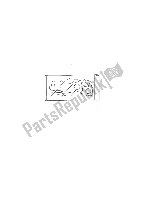 All parts for the Gasket Set of the Suzuki LT Z 90 4T Quadsport 2010