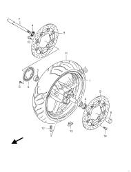 roda dianteira (gsf650ua)