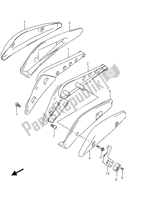 Todas las partes para Empuñadura Del Bastidor (vzr1800 E19) de Suzuki VZR 1800 BZ M Intruder 2015