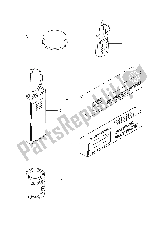 All parts for the Optional of the Suzuki LT A 750 XPZ Kingquad AXI 4X4 2012