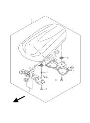 caja de cola del asiento