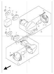 lámpara de señal de giro (gsf1200)