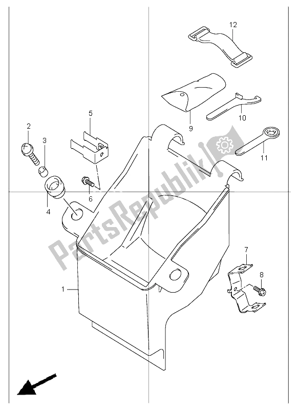 Tutte le parti per il Scatola Manuale del Suzuki GSF 1200 NS Bandit 2003