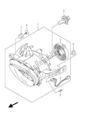 conjunto de faros (vz800 e19)