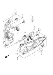 lampe combinée avant (an400za e19)