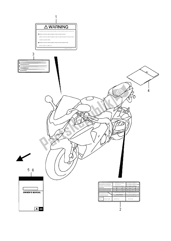 All parts for the Label (gsx-r1000a) of the Suzuki GSX R 1000A 2015