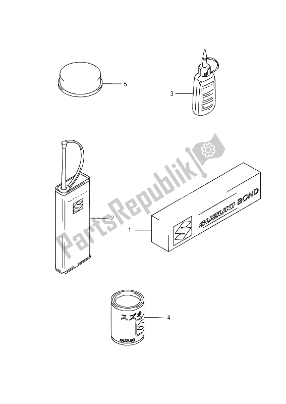 All parts for the Optional of the Suzuki GW 250 Inazuma 2015