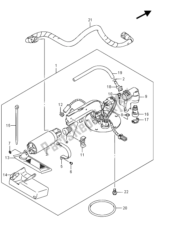 Wszystkie części do Pompa Paliwowa Suzuki VZR 1800 BZ M Intruder 2015