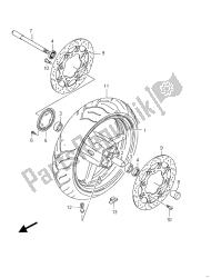 roda dianteira (gsf650sa)