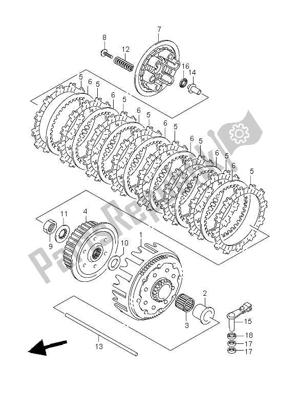 Wszystkie części do Sprz? G? O Suzuki RM 250 2008