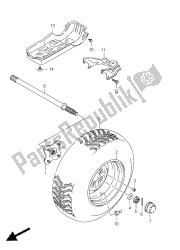 LEFT REAR WHEEL (LT-A400F P17)