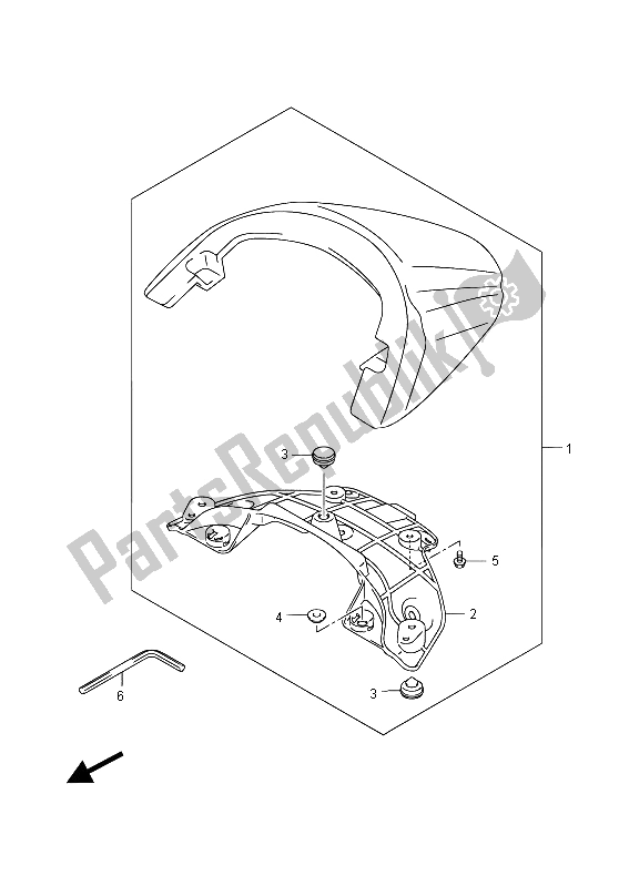 Tutte le parti per il Scatola Del Sedile Posteriore (vzr1800z E02) del Suzuki VZR 1800 NZR M Intruder 2012