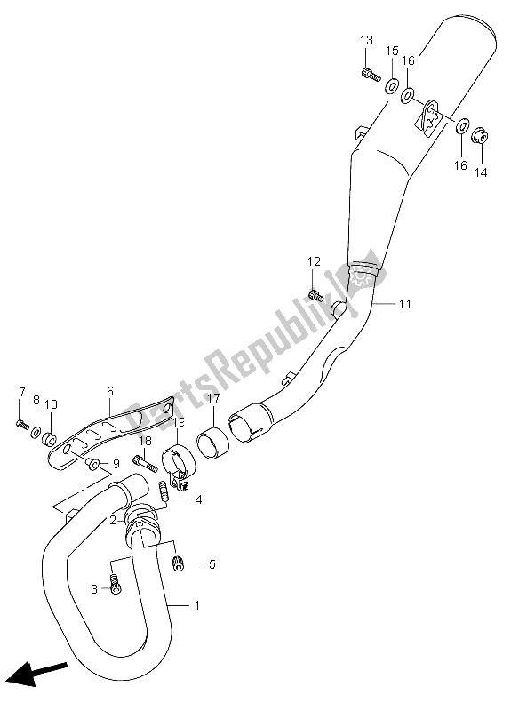 Wszystkie części do T? Umik Suzuki DR Z 400E 2004