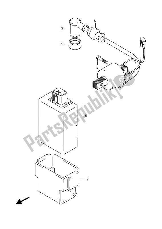 Toutes les pièces pour le électrique du Suzuki DR Z 125 SW LW 2015