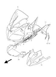 cuerpo de carenado (sv1000sz-s1z-s2z)