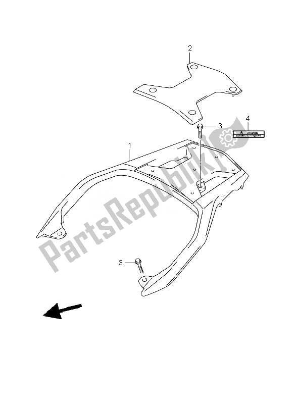 Todas las partes para Portador de Suzuki DL 1000 V Strom 2010