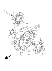 roda dianteira (gsx650fa-fua)