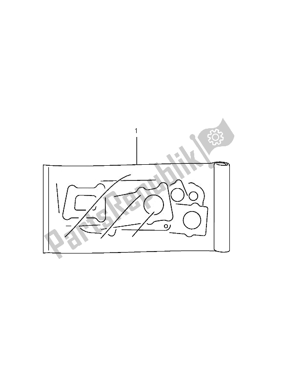 Alle onderdelen voor de Pakkingset van de Suzuki VL 125 Intruder 2007