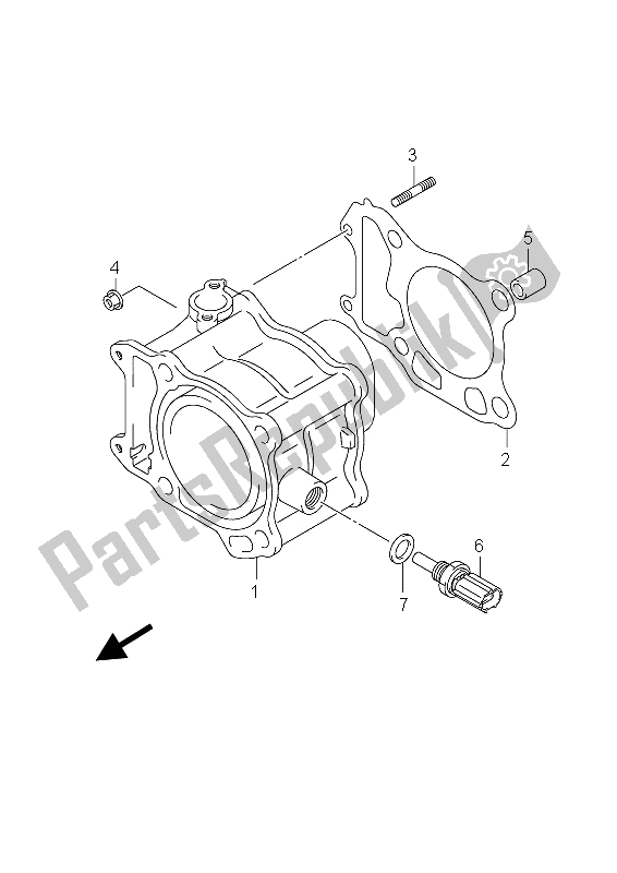 Tutte le parti per il Cilindro del Suzuki UH 200 Burgman Executive 2011