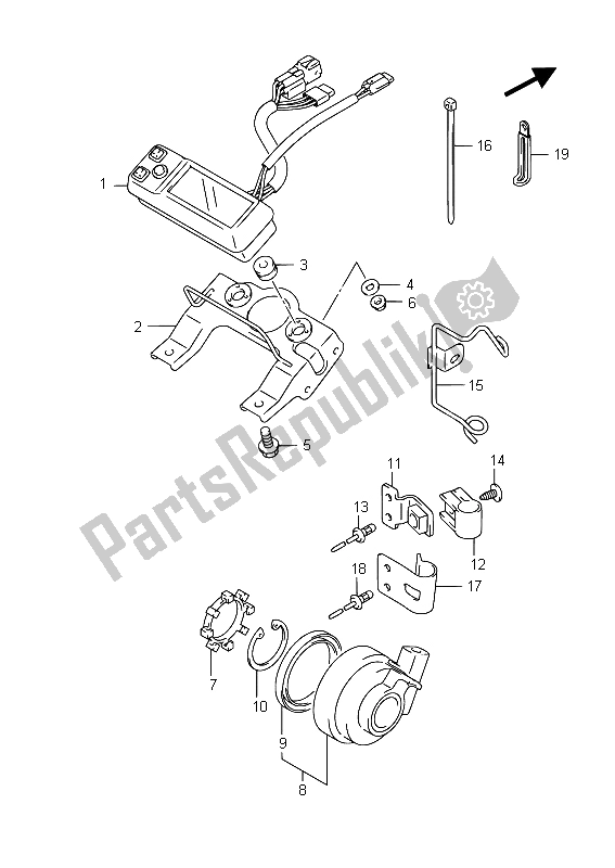 Toutes les pièces pour le Compteur De Vitesse du Suzuki RMX 450Z 2015