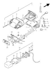 luz de combinación trasera