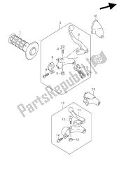 hendel linker handvat (DR-Z400 E1)