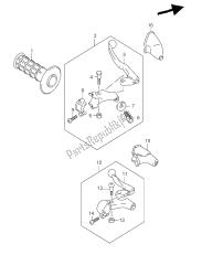 levier de poignée gauche (dr-z400 e1)