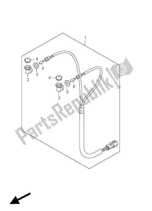 Wszystkie części do Lampka Kontrolna (lt-f250 E24) Suzuki LT F 250 Ozark 2012