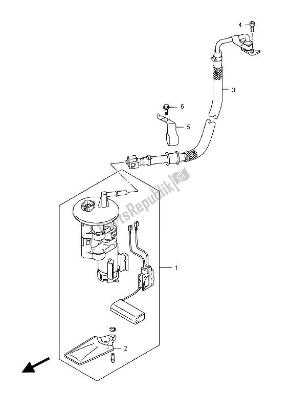 Tutte le parti per il Pompa Di Benzina del Suzuki UH 200A Burgman 2015