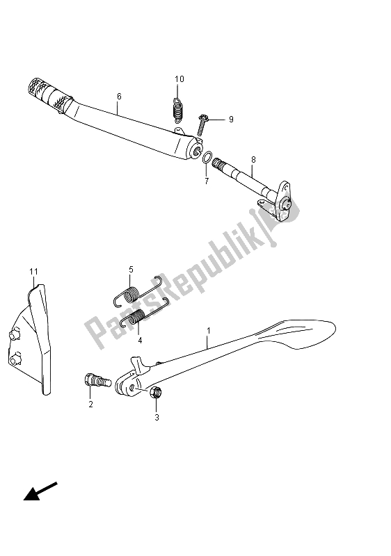 Todas las partes para Soporte (vzr1800bz E19) de Suzuki VZR 1800 BZ M Intruder 2015