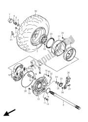 roue arrière droite