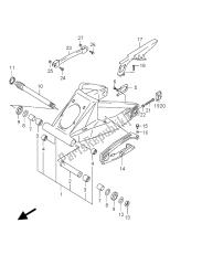 bras oscillant arrière