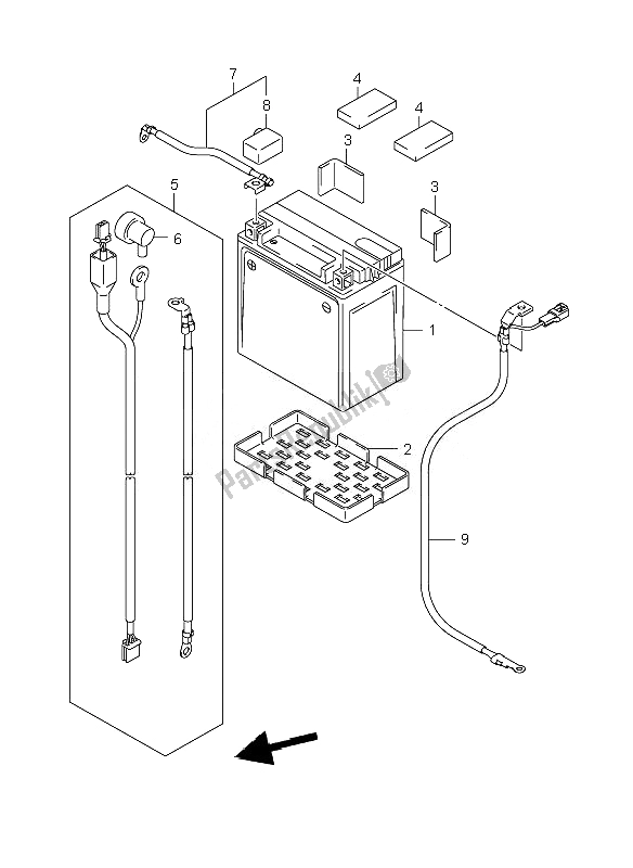 Toutes les pièces pour le Batterie du Suzuki VZR 1800 RZ M Intruder 2007