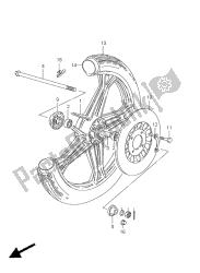 FRONT WHEEL (GN125E)