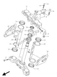 support de fourche avant (gsf650-u-a-ua)