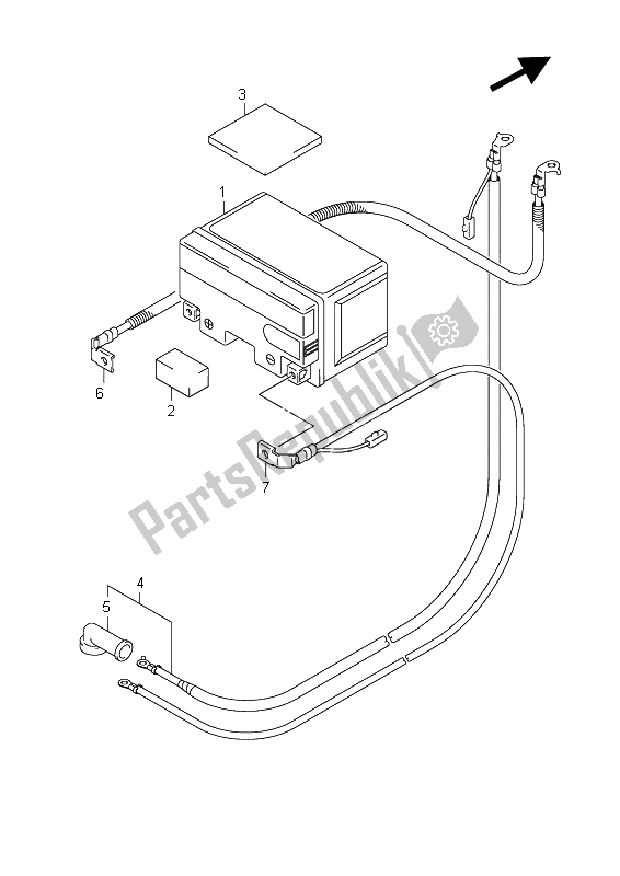 Tutte le parti per il Batteria del Suzuki Burgman AN 400 AZA 2009