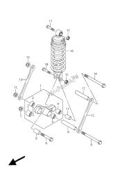 palanca de amortiguación trasera (gsx650fa e21)
