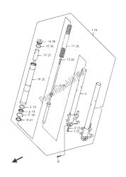 amortecedor do garfo dianteiro (vzr1800uf e19)