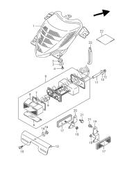 feu arrière combiné (vzr1800-u2)