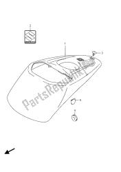 FUEL TANK FRONT COVER (VZR1800BZ E19)