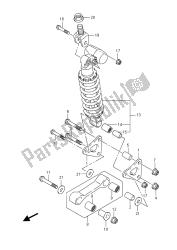 palanca de amortiguación trasera (gsx-r1000uf)