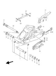 bras oscillant arrière