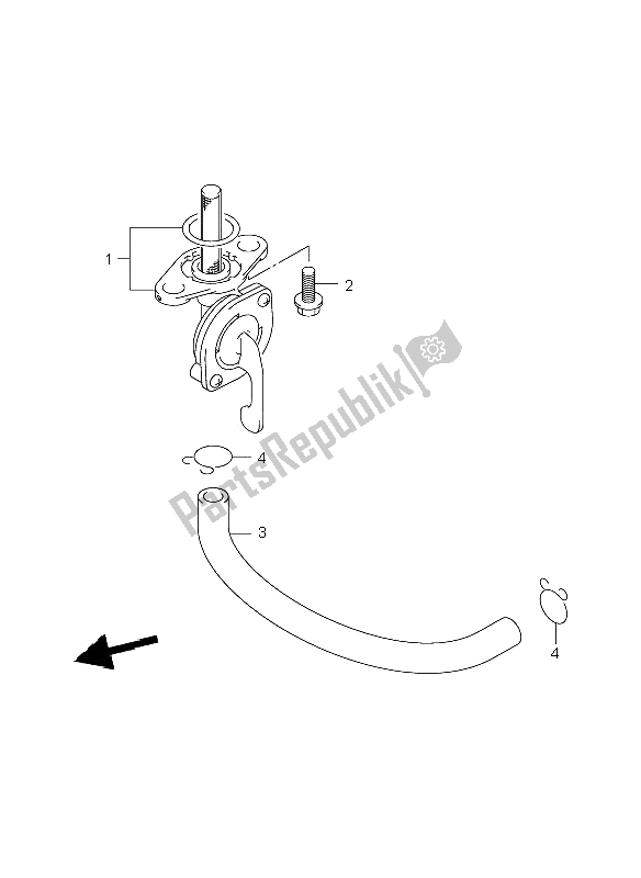 Tutte le parti per il Rubinetto Del Carburante del Suzuki RM 125 2008