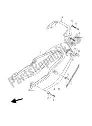 SEAT TAIL COVER (GSF600S-SU)